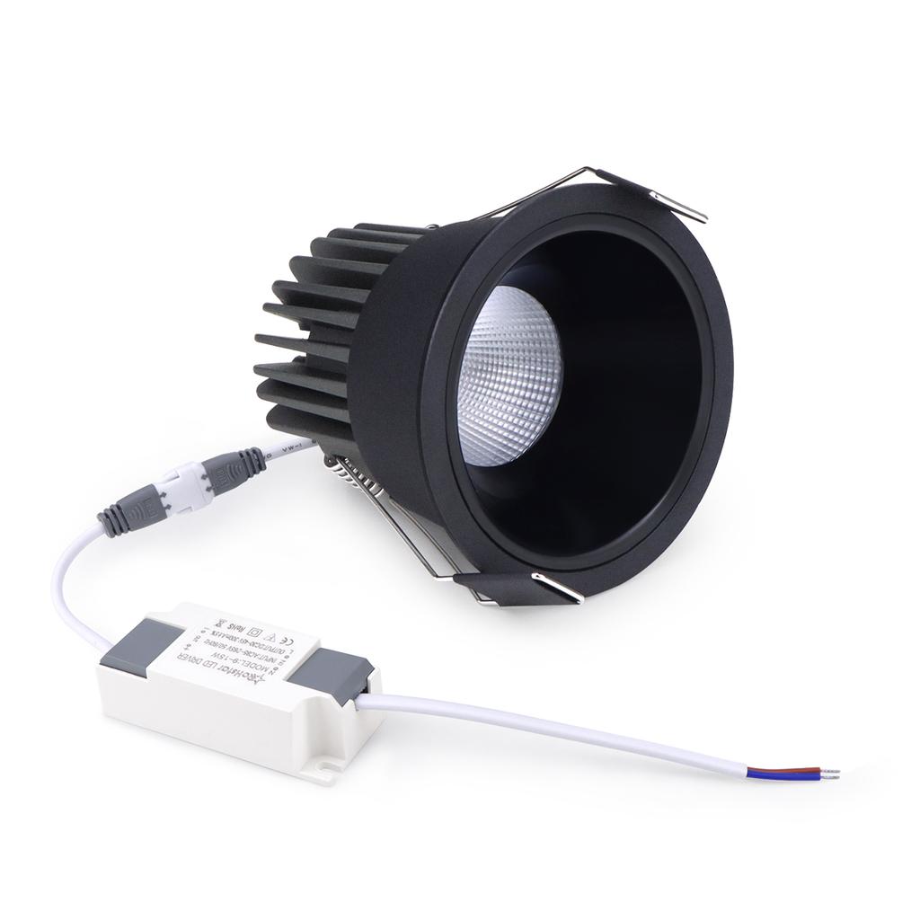 Aluminium Led COB Licht 7W/12W Einbau Decke Lampe Scheinwerfer Led Downlight Weiß Gold/Schwarz Gold innen Licht Küche Beleuchtung