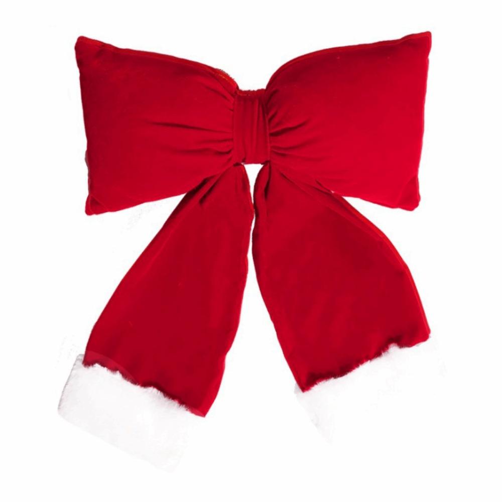 Creative Christmas Bow Decoration 3D Wine Red Bowknot  Christmas Tree Decoration