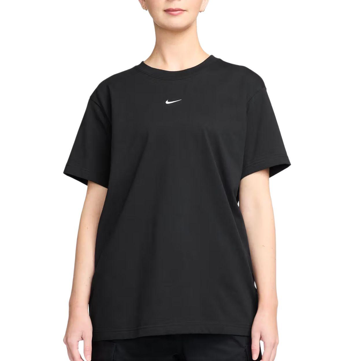 Nike Sportswear Solid Color Crew Neck Short Sleeve T-Shirt Women tops IH7602-010 XS