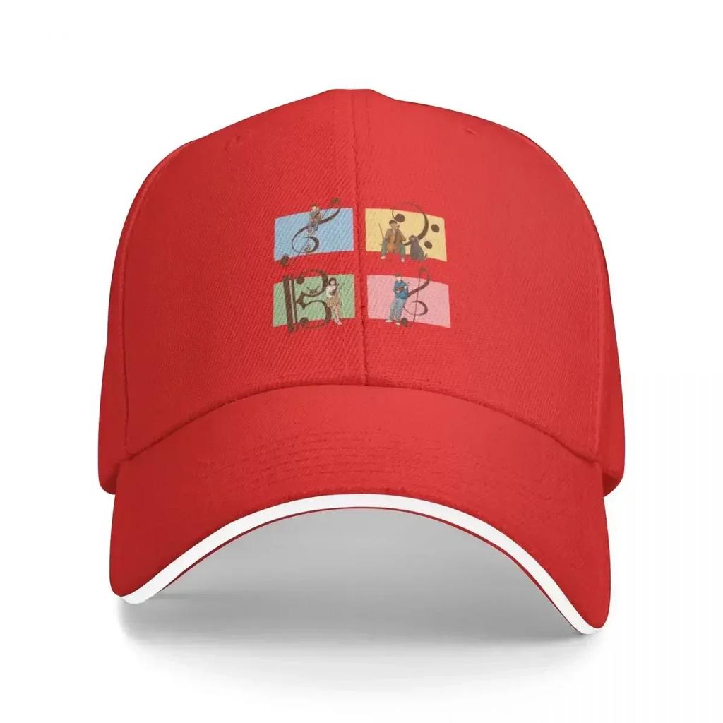 Full String Quartet Baseball Cap Derby Hat Ball Cap Womens Beach Outlet 2025 Unisexs