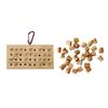 Lovebirds Parrots Budgies Cage Toy Keyboard Climbing Natural Wood Molar Grinding Toy for Parakeets Cockatiel