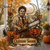 Unique Gifts for Horror Lovers Halloween 2D Window Hanging Decor, Acrylic Glowing Suncatcher with Outdoor Waterproof Party Supplies Ghost Tree
