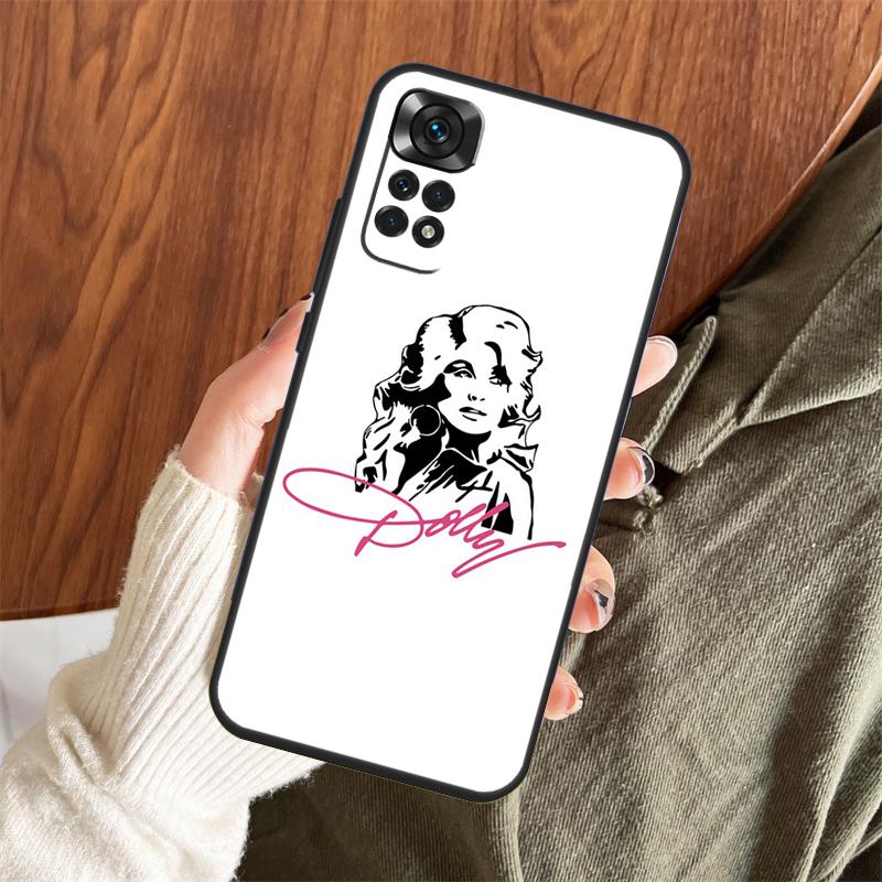 Dolly Parton Case For Xiaomi Redmi Note 13 14 Pro 12 11 10 15 Pro Plus Redmi 15 C 13 10C 12C 13C 14C Cover