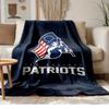 New England Patriots Soft and Comfortable Flannel Suitable for Sofas Living Rooms Outdoor Camping Travel and Also Makes a Great Anniversary Gif