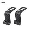 Carbon Fibre Car Rear Seat Hook Hanger Storage Organizer Hooks For Renault DACIA Logan Scenic Loguna Kadjar Twingo Accessories SS7