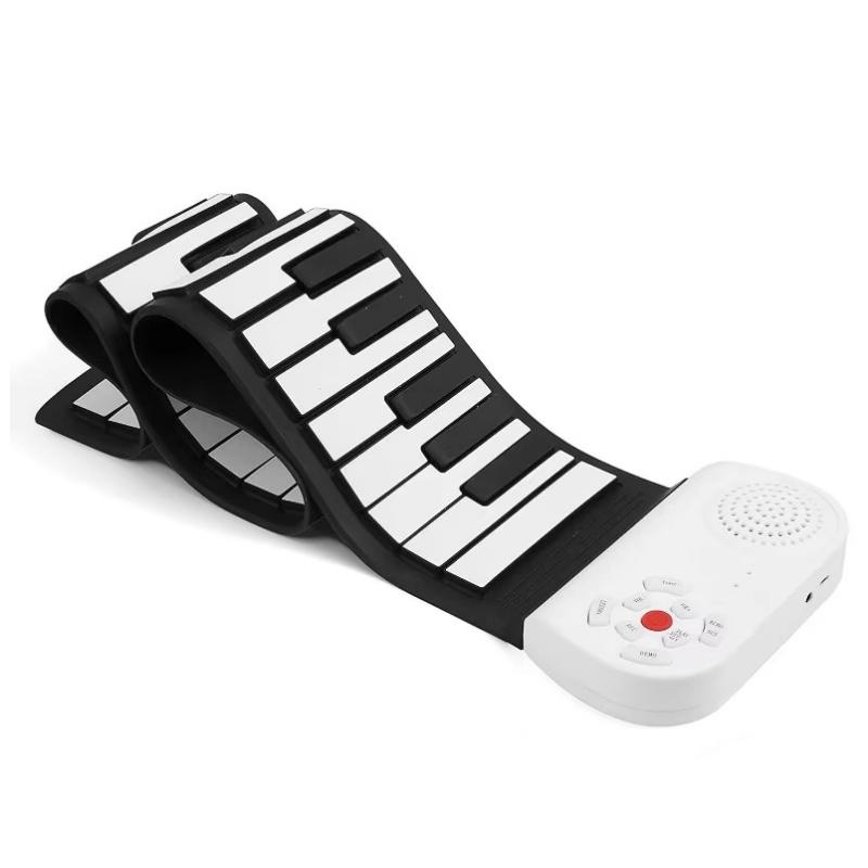 49 Keys Musical Keyboard Portable Silicon Hand Roll Up Piano Electronic Keyboard Organ for Children Music Lover