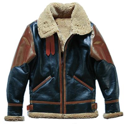 Fur One-piece Thickened Coat Imitation Leather Men's Coat Jacket