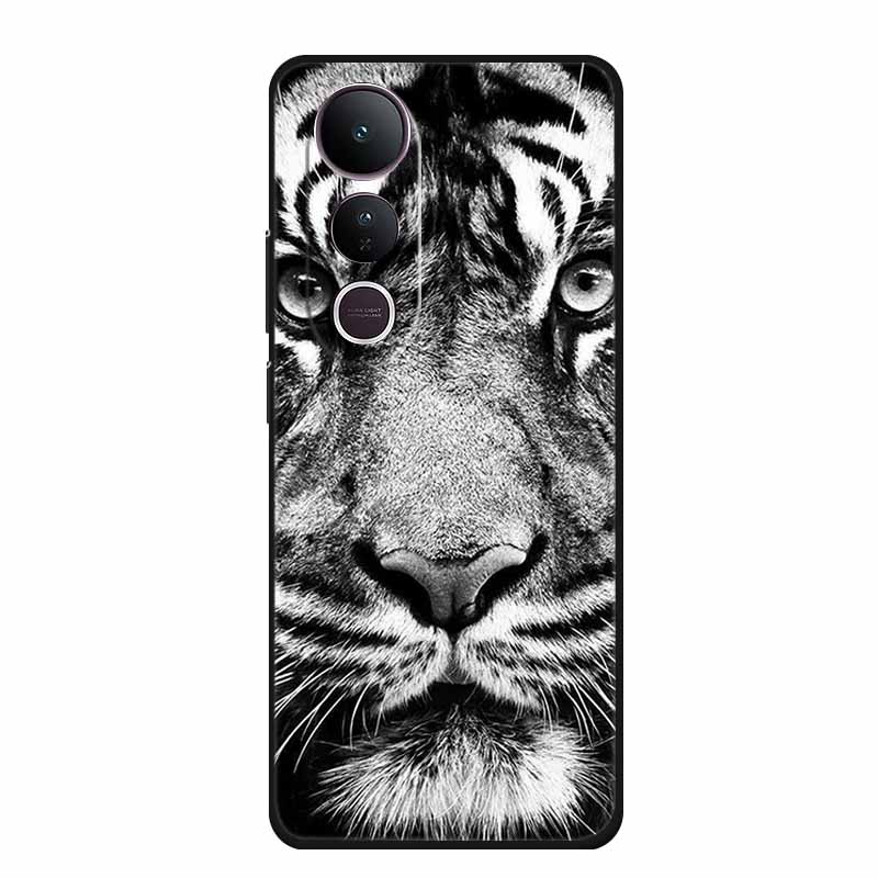 For Vivo V50 Lite 4G 5G Case V 50 lite Coque Popular Black Silicone Soft Back Cover For Vivo Y400 4G 5G Phone Case Cover Y 400
