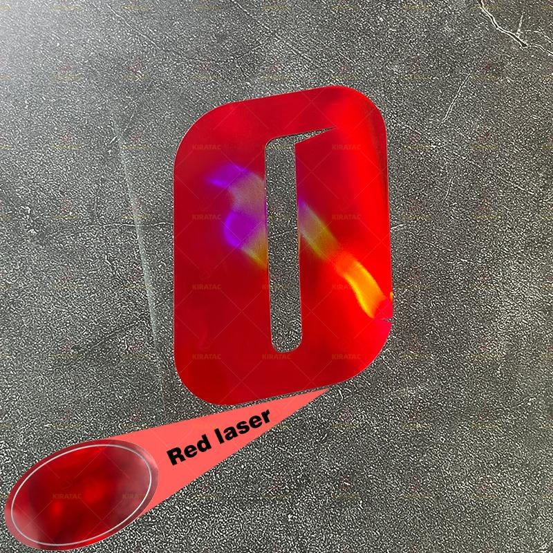 1PC Red Laser Motorcycle Number Sticker for DIY Bicycle Top Tube Frame Moto Helmet Fairing Self-adhesive Waterproof Vinyl Decal