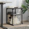 Printer Stand with 3 Shelves Gray Sonoma 43x48x64 Cm Engineered Wood