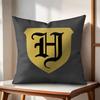 HHERTOG JANS Cushion Cover Natural Linen Organic Fabric DoubleSided Printing Couch Pillow Covers Home Decor