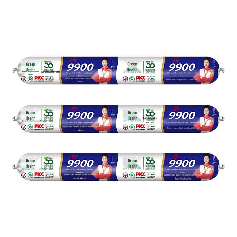 Lü Kang 9900 Fast-Drying Transparent Structural Adhesive Silicone Sealant for Curtain Walls, Stone, Doors, Windows, and Glass.