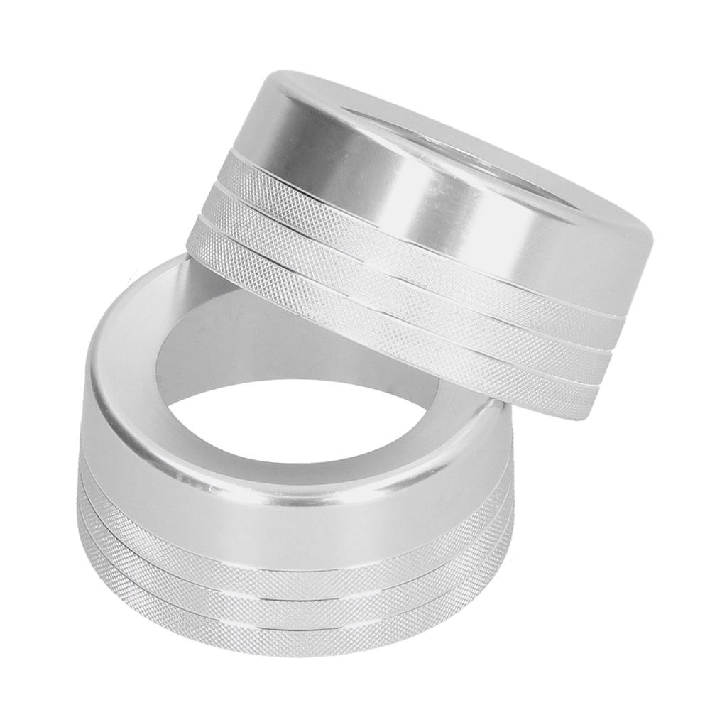 2 st Aluminiumlegering Luftkonditionering Brytare Vred Trim Passar för Tundra 2014‑2018