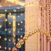 Fashion 1 Meter Glass Beads Drapes Partition Wedding Backdrop Hanging Curtain