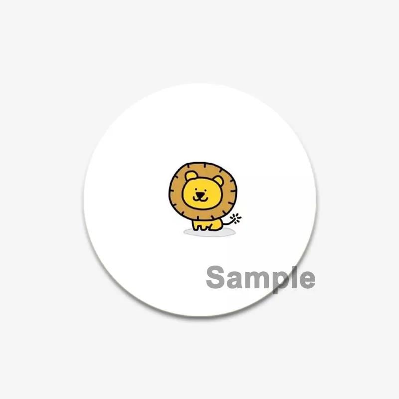 32/44/58mm Cartoon Animal Simple Drawing Badges Frog/ Cat/Squirrel/Lizard, Duck Art Brooch Backpack Decor Accessories Gifts Pins