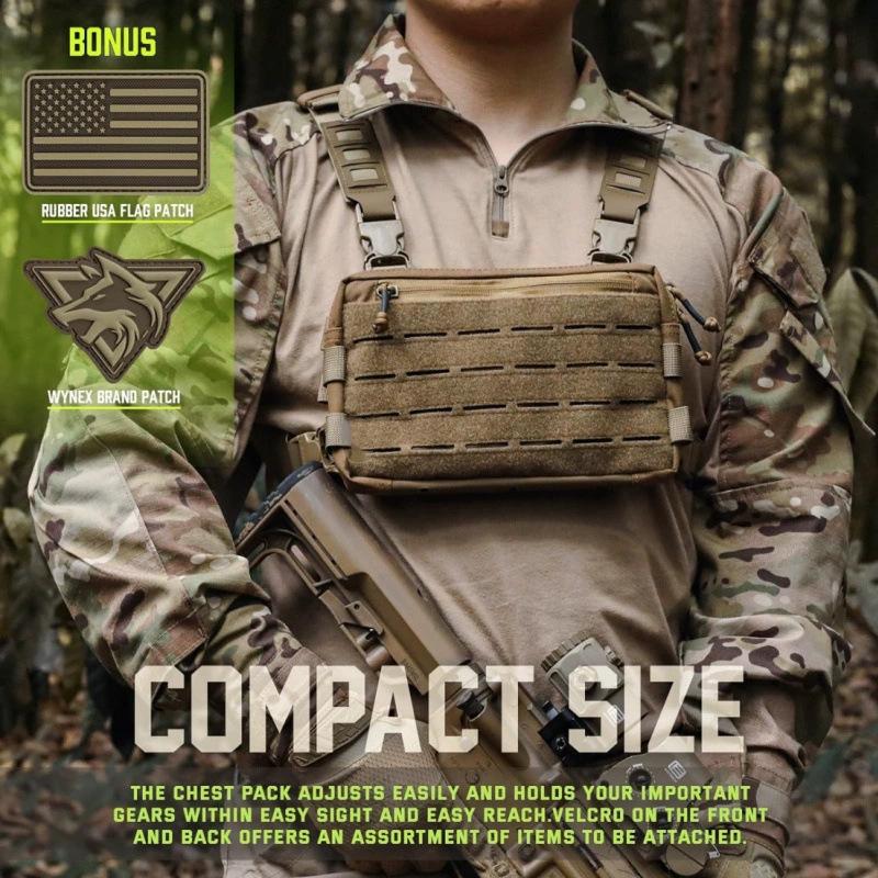 Men's Tactical Chest Bag Outdoor Sports Cycling Multifunctional Vest