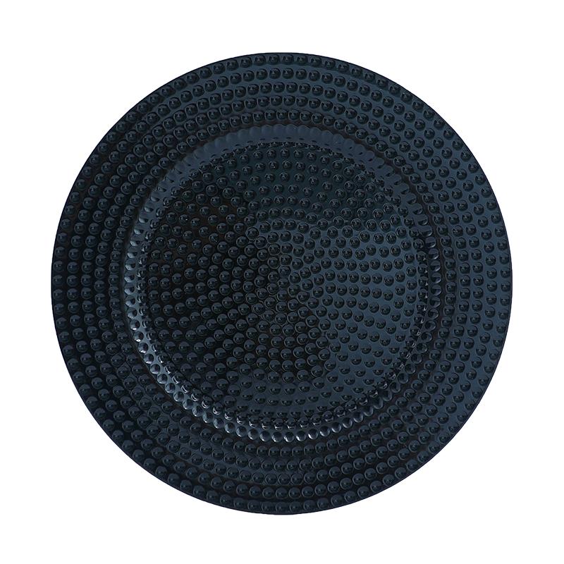 6/12 Stück, 12,9 Zoll, Wiederverwendbare Platzteller, Perfekt für Hochzeit, Weihnachtsdekorationen, gold, silber, blau, schwarz, Rot, roségold