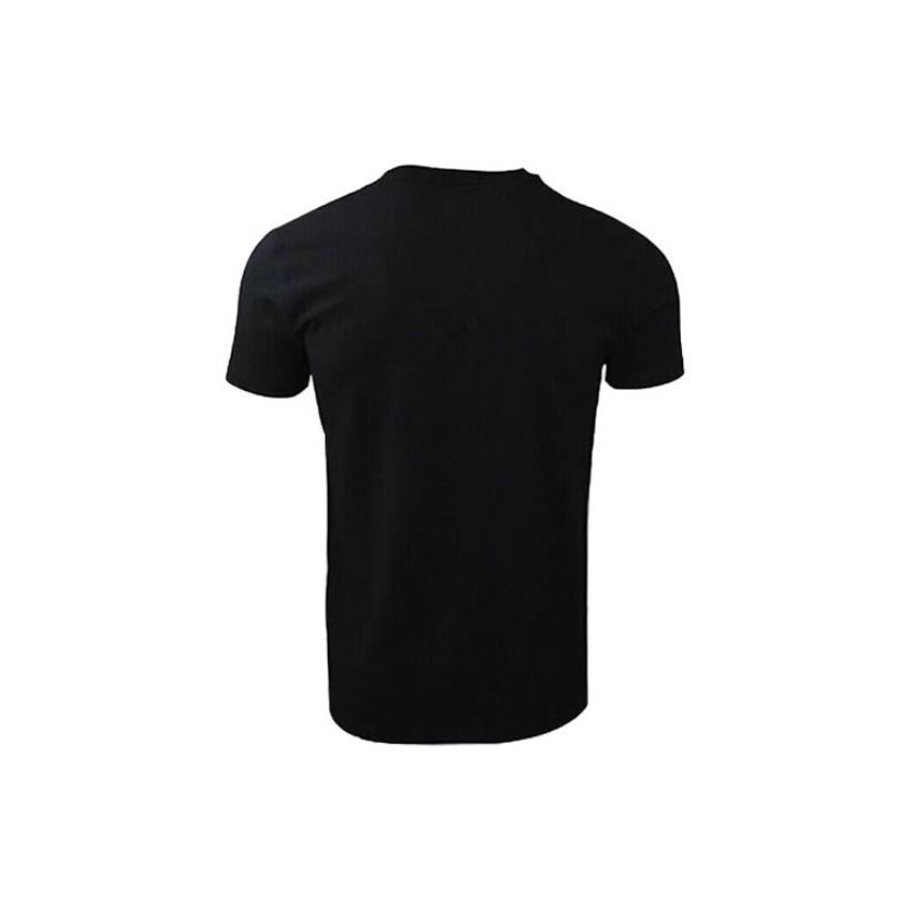 adidas American Retro Letter Logo Print Sports Casual Breathable Comfortable Quick-Dry Crew Neck Short Sleeve T-Shirt Men Tops Black ADITSG2SMU-BBU-1