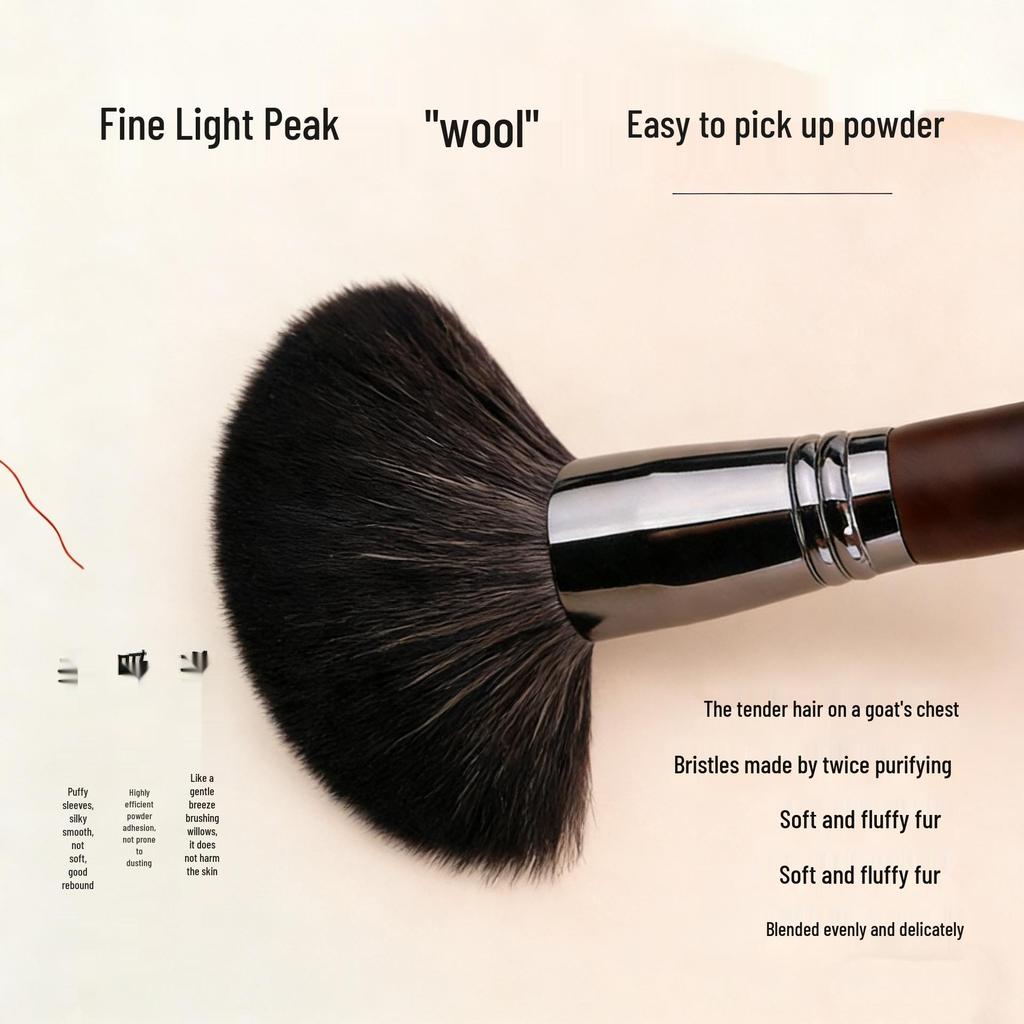 18-Piece Professional Makeup Brush Set with High-Grade Animal Hair