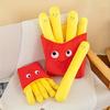 French Fries Plush Toy Snack Pillow Square Cushion Food Pillow Funny Plush Toys