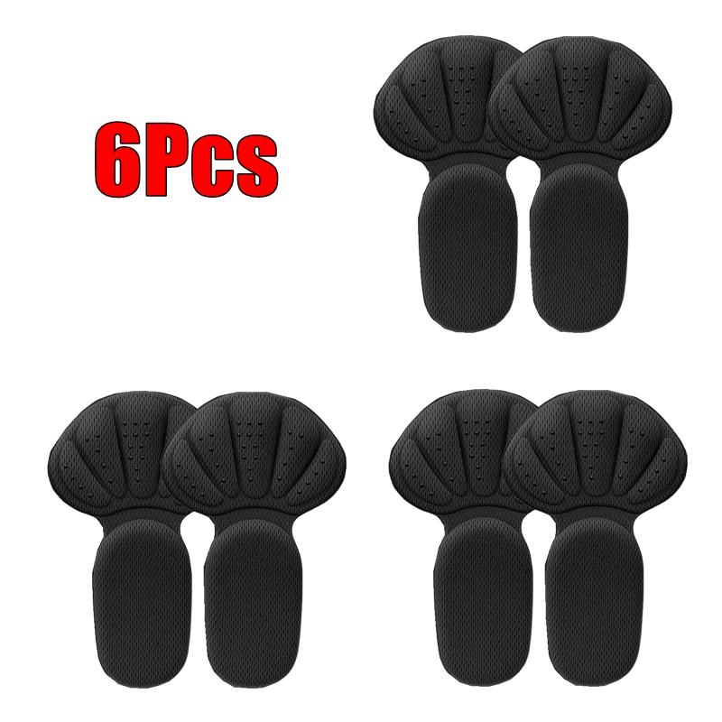10Pcs Heel Stickers Sneakers Heel Protection Feet Pads Pain Relief Size Reducer Non-slip Shoes Insoles T-Shaped Foot Care Pad