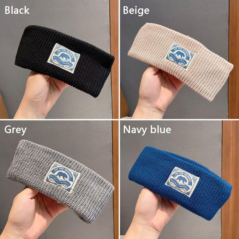 Winter Warm Thicken Soft Stretch Headwear Head Bands Knitted Headband Sports Hair Bands