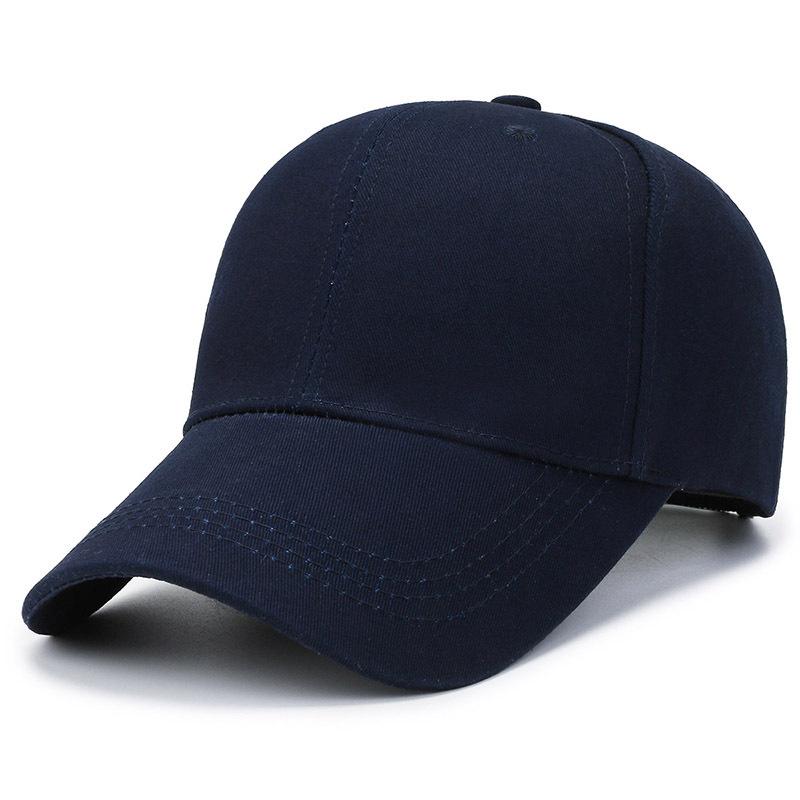 

Autumn trend light board baseball cap simple fashion outdoor leisure cap shade sun protection Adjustable темно-синий