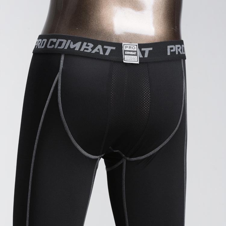 Pánské rychleschnoucí kompresní kalhoty na cyklistiku, běh, fotbal, basketbal a fitness trénink.