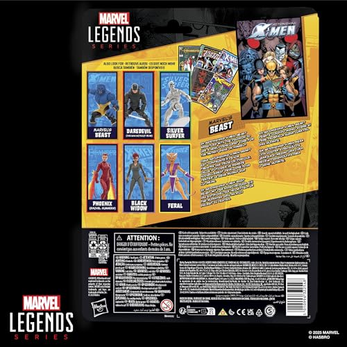 Hasbro Marvel Legends Series Beast "Astonishing X-Men" Collectible 15cm Action Figure Toy G0813 Authentic