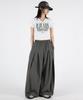 UMM Women'S Rustling Double Pintuck Balloon Wide Pants 2 Colors