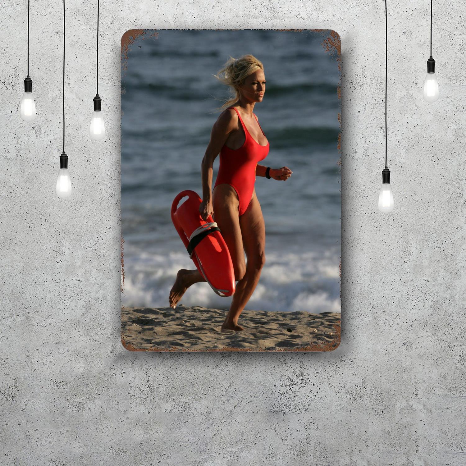 

baywatch Retro Vintage Tin Sign Poster Decorative Plaque Metal Plate Wall Decor 20x30cm（7.8x11.8inch）