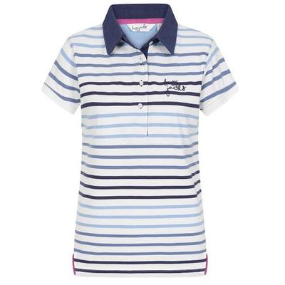 Lazy Jacks Womens/Ladies Stripe Polo Shirt
