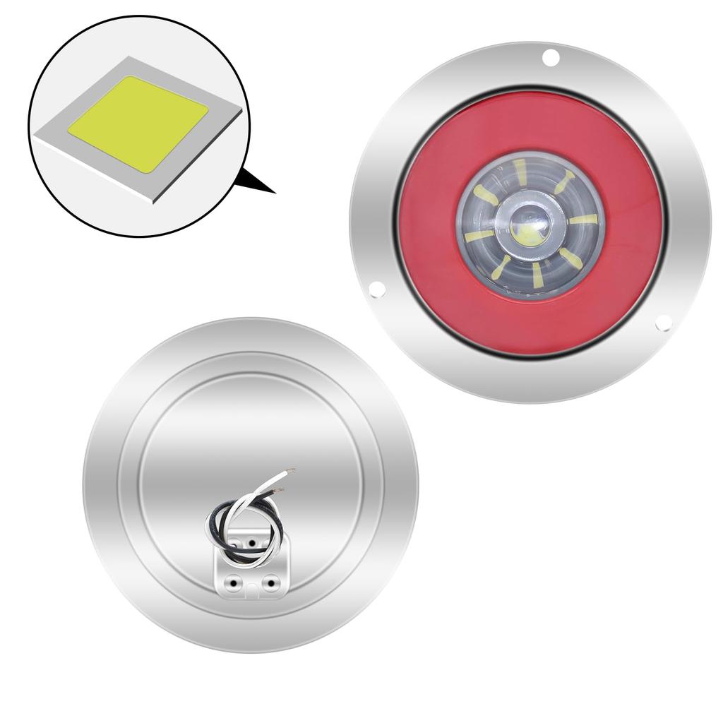 Waterproof General Purpose LED Tail Lamp Round 24V Compatible High