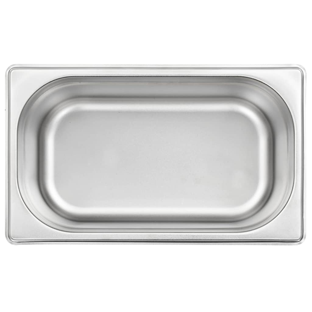Gastronorm Containers 8 Pcs GN 1 4 100 Mm Stainless Steel