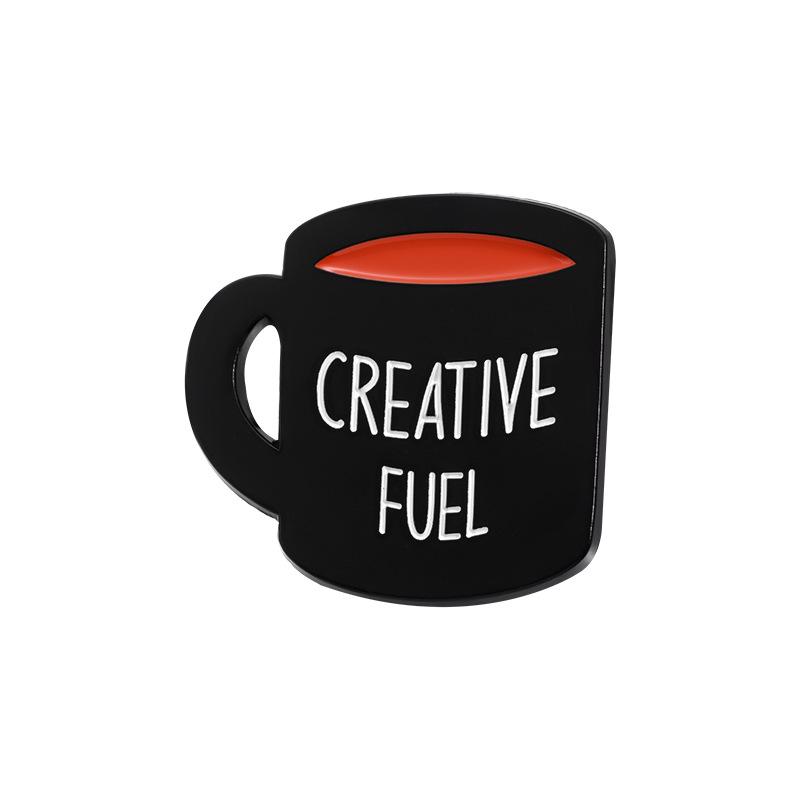 Serie de Té con Leche y Café Pin de Esmalte Broche Divertido Insignia de Dibujos Animados Para Bolsos Jeans Sudaderas Pin de Solapa de Mezclilla Joyería Mejor Regalo para Niños