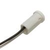 hot! G4 Base Holder Ceramic Fire Prevention Wire Adapter Halogen Socket Connector for LED Bulb 12V