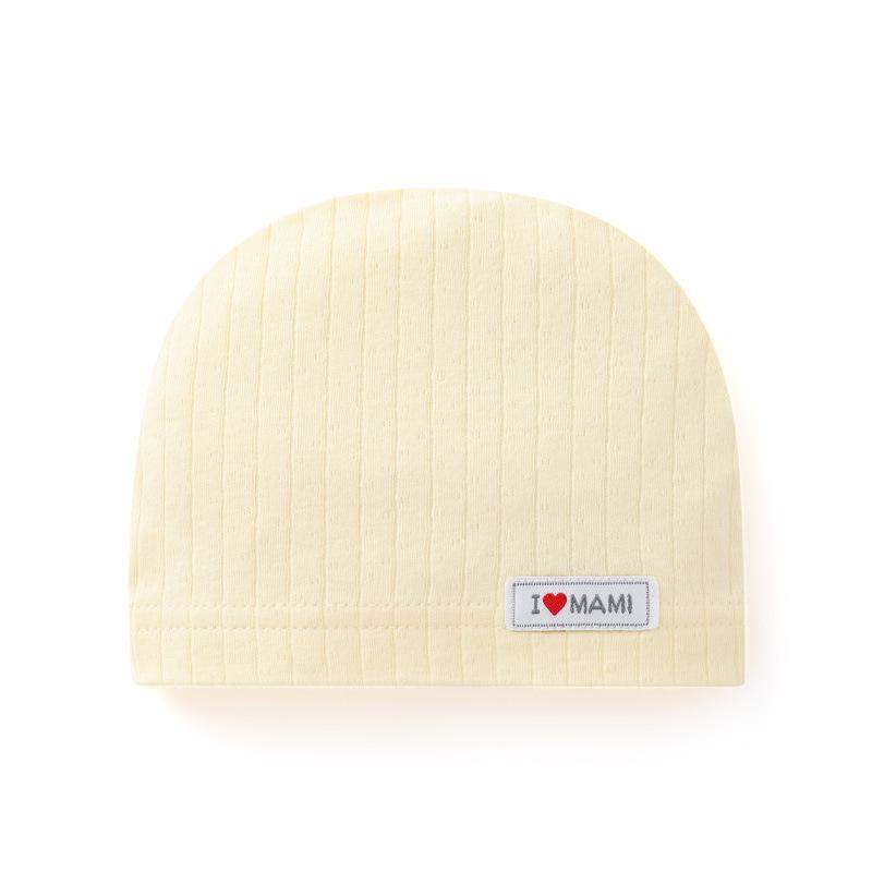 Baby Pure Cotton Jacquard Hat – Lightweight, Breathable & All-Season Protection for Fontanelle