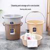 ZISIZ Household Plastic Water Storage Bucket
