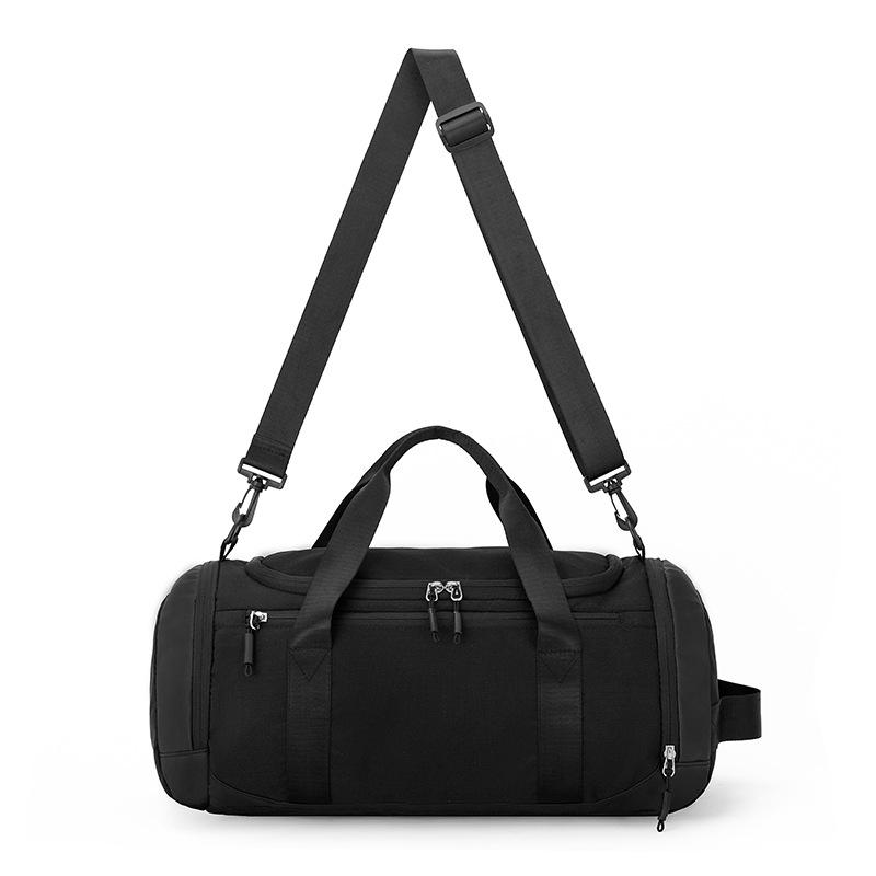 

Independent Basketball Warehouse Outdoor Sports Basketball Bag Dry Wet Separation Belt Shoe Warehouse Fitness Bag Can Be Used To Pull Rod чёрный