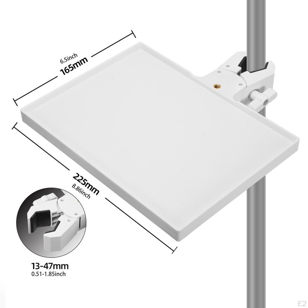 Stand Shelf, Clamp Mount, Multi-purpose Shelf for Concert Performances in The Studio