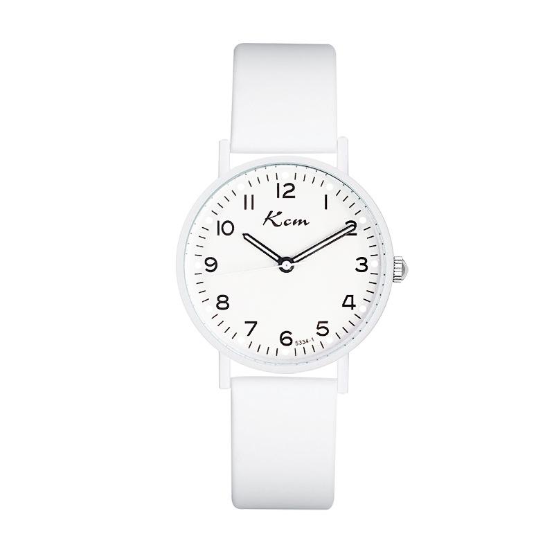Women's Exam Watch: Silicone Strap, Luminous, Silent, Waterproof Quartz. Ideal for Junior High/High School Students.
