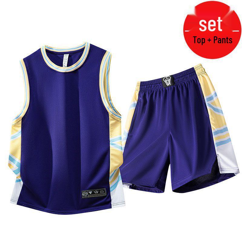Herren Quick-Dry Eis Seide Sportanzug - Sommer Lauf- & Trainingsweste und Shorts