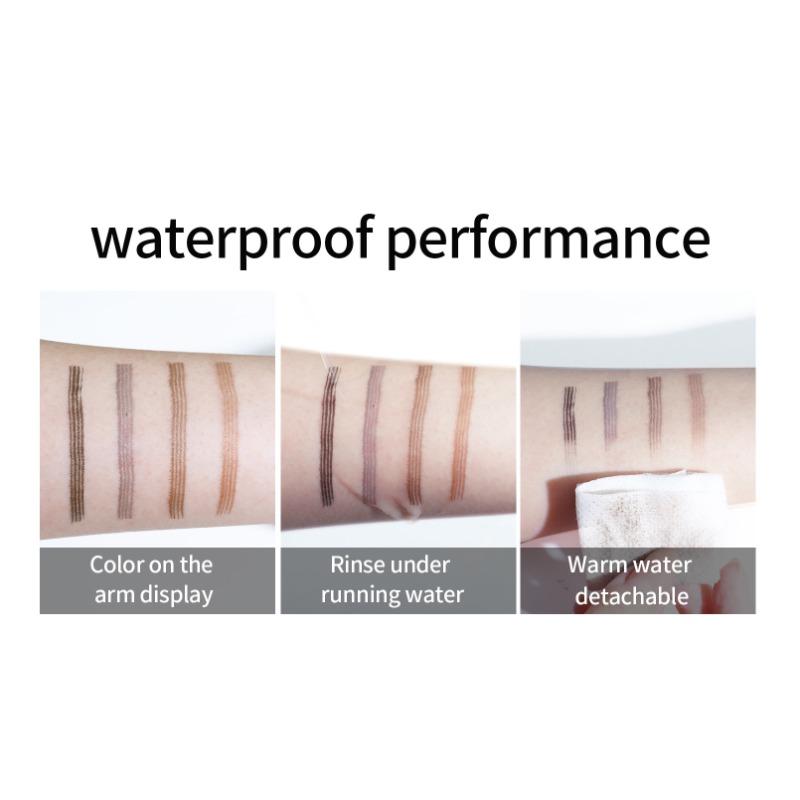 Liquid Brow Pencil Waterproof Impermeable Water Eyebrow Pencil Simulation Four Claw Eyebrow Pencil