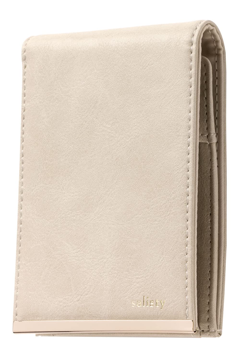 Умный кошелек Salisty, тонкий (слоновая кость) [Женский складной кошелек, Мини-кошелек]