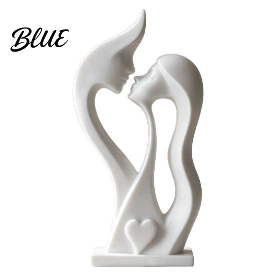 Creative Romantic Presents Lover Statue Abstract Figurine Couple for Birthday Modern Minimalist Home Decor Love Sculpture Artistic Embrace Figurines