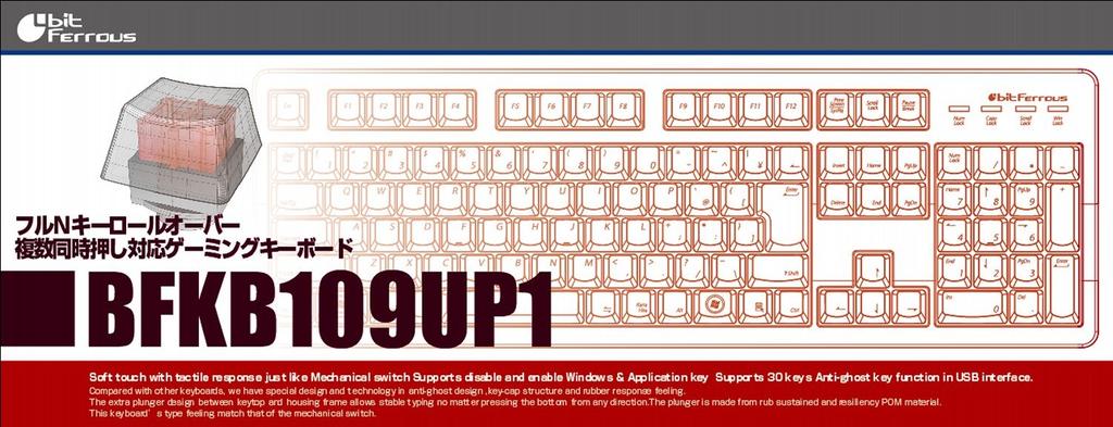 Gaming Keyboard BFKB109UP1
