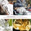 Outdoor Multifunctional Insulation Blanket 210*130cm Double Sided (Silver Gold) Survival Life-saving Blanket