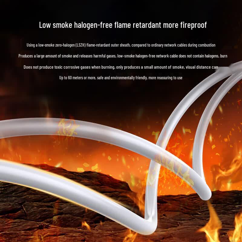 Akihabara CAT6 Double Shielded LSZH Ethernet Cable