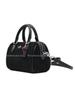 Coach Mini Torba Satchel Rowan, Czarna Skóra Zamszowa z Wiszącym Wiśnią, Damska Torba Crossbody, Codzienna Casualowa na Podróże Zakupy CDC93-SVBK