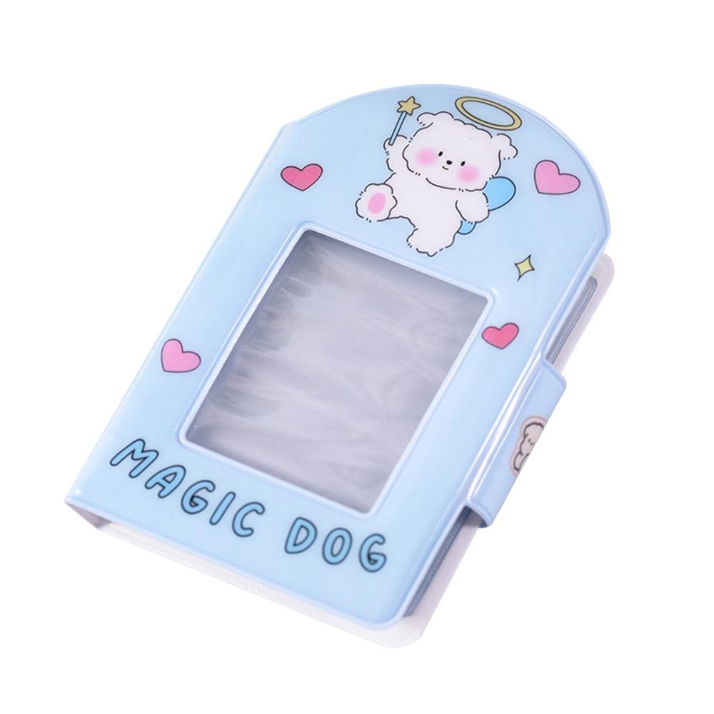 

Мини-альбом для фотокарточек 3 дюйма, милый щенок, альбом для коллекционирования карточек айдолов, креативный альбом для коллекционирования 4